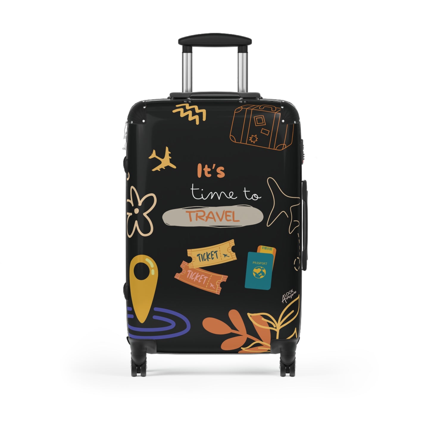 Suitcase "It's Time to travel"