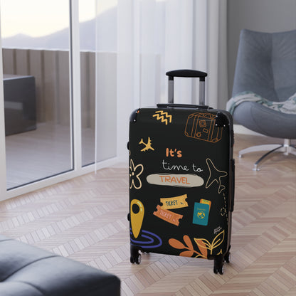 Suitcase "It's Time to travel"