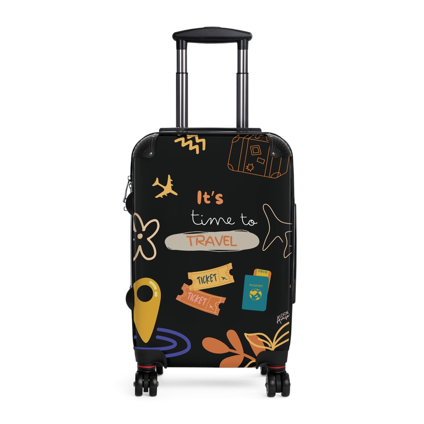 Suitcase "It's Time to travel"