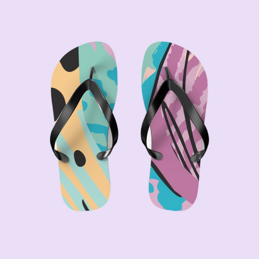 ColorArt Flip Flops